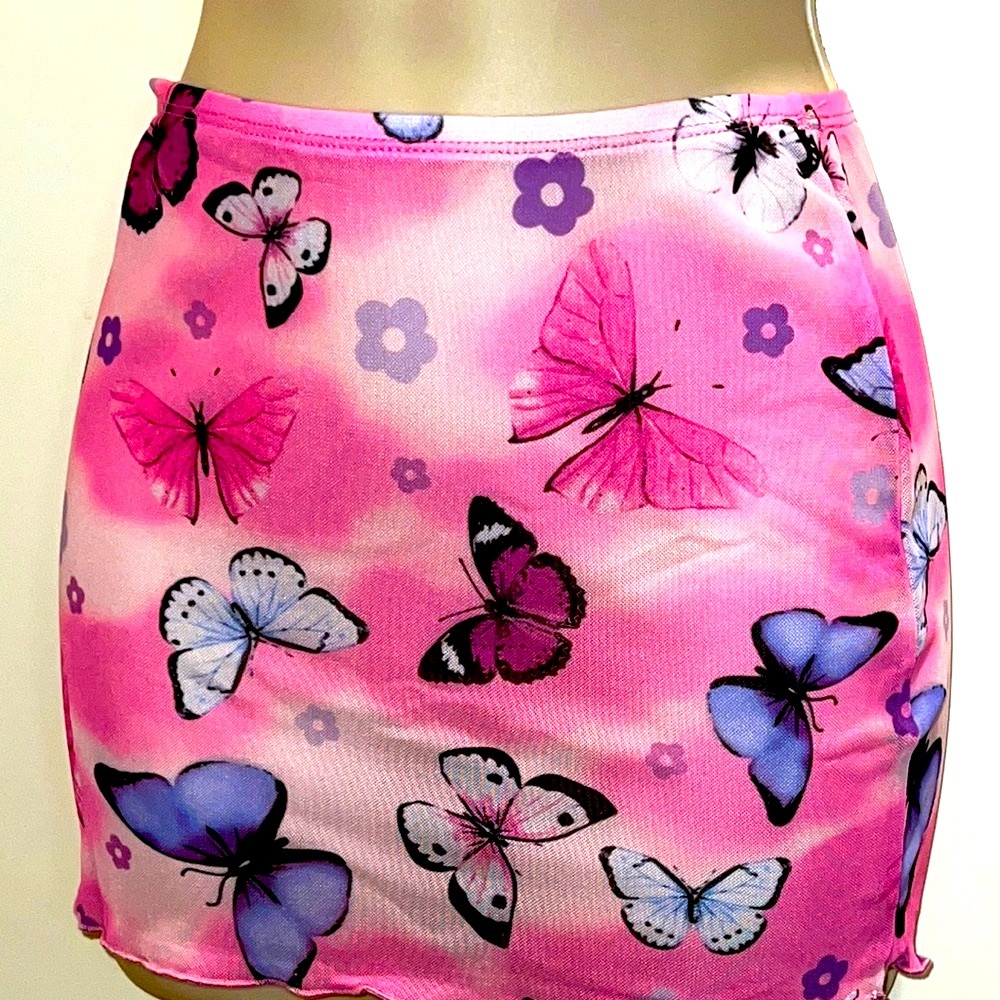 NEW Butterfly mesh skirt